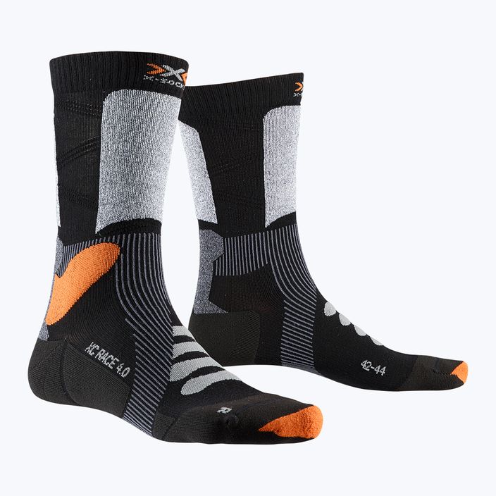 X-Socks X-Country Race 4.0 ski socks black-grey XSWS00W19U