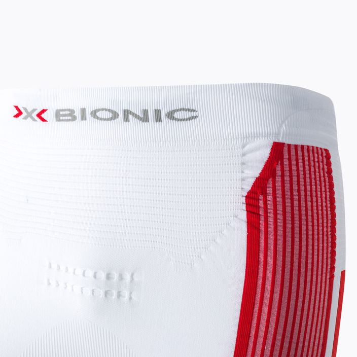 Men's 3/4-length thermal pants X-Bionic Energy Accumulator 4.0 Patriot Poland white and red EAWP53W19M 3