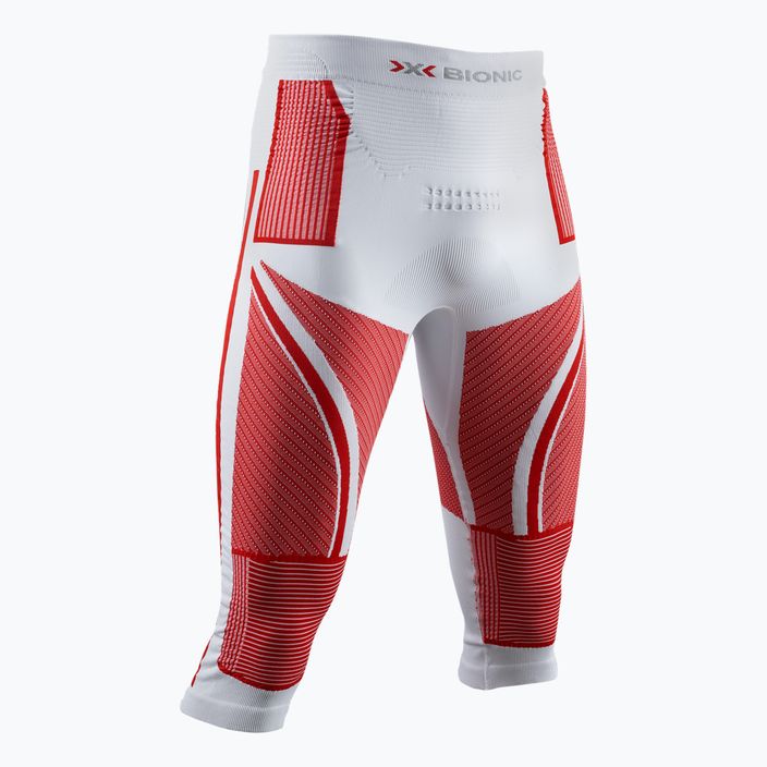 Men's 3/4-length thermal pants X-Bionic Energy Accumulator 4.0 Patriot Poland white and red EAWP53W19M 5