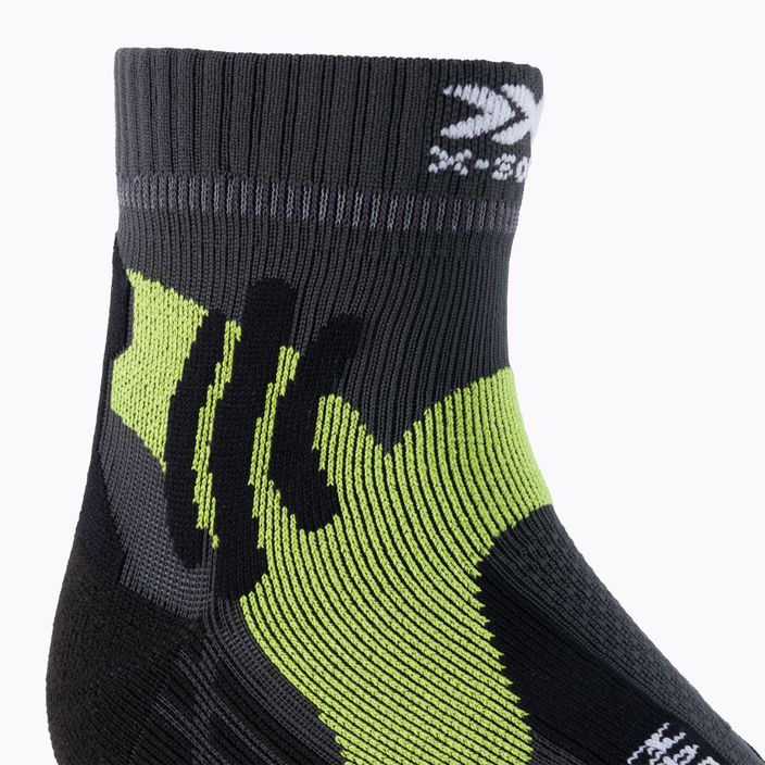 Men's X-Socks Marathon green-grey running socks RS11S19U-G146 3