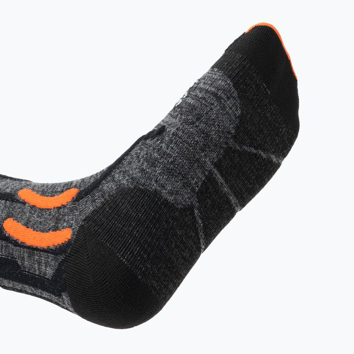 X-Socks Trek X Merino grey duo melange/x-orange/black trekking socks 4