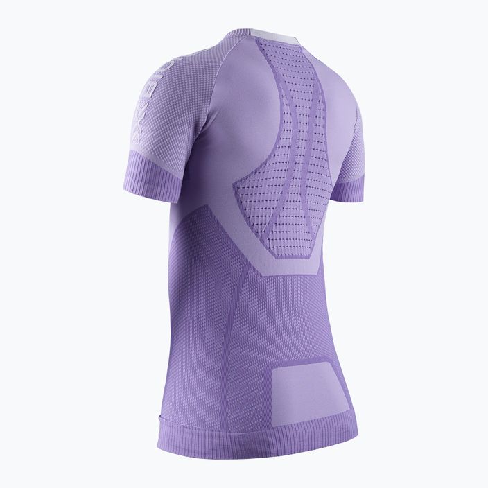 Women's X-Bionic Invent 4.0 Run Speed bright lavender/white running shirt 2