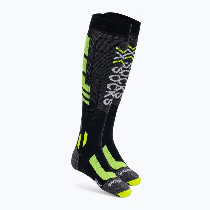 Snowboard socks X-Socks Snowboard 4.0 black/grey/phyton yellow