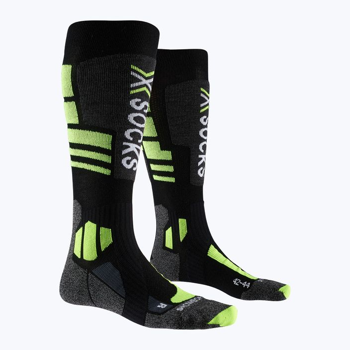 Snowboard socks X-Socks Snowboard 4.0 black/grey/phyton yellow 5