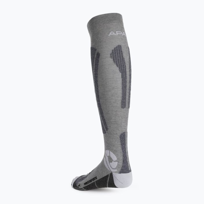 X-Socks Apani Wintersports grey ski socks APWS03W20U 2