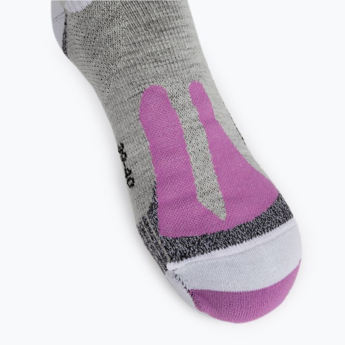 Women's ski socks X-Socks Apani Wintersports grey APWS03W20W 5