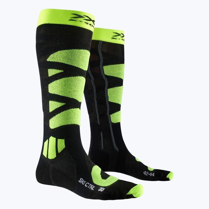 X-Socks Ski Control 4.0 ski socks black-green XSSSKCW19U 4