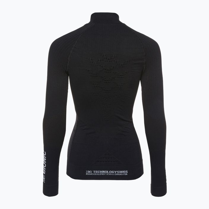 Women's thermal sweatshirt X-Bionic Energy Accumulator 4.0 Turtle Neck opal black/arctic white 5