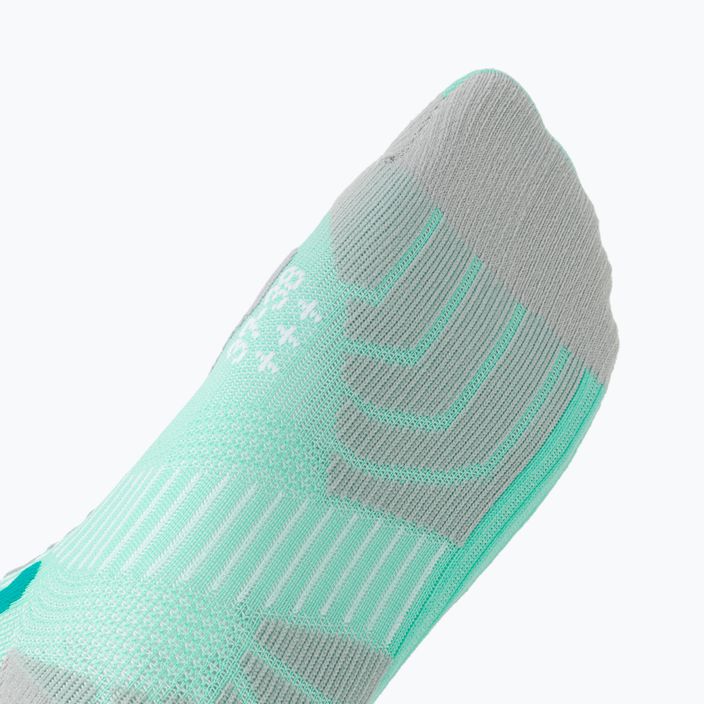 Women's X-Socks Trail Run Energy 4.0 running socks audrey green/pearl grey 3