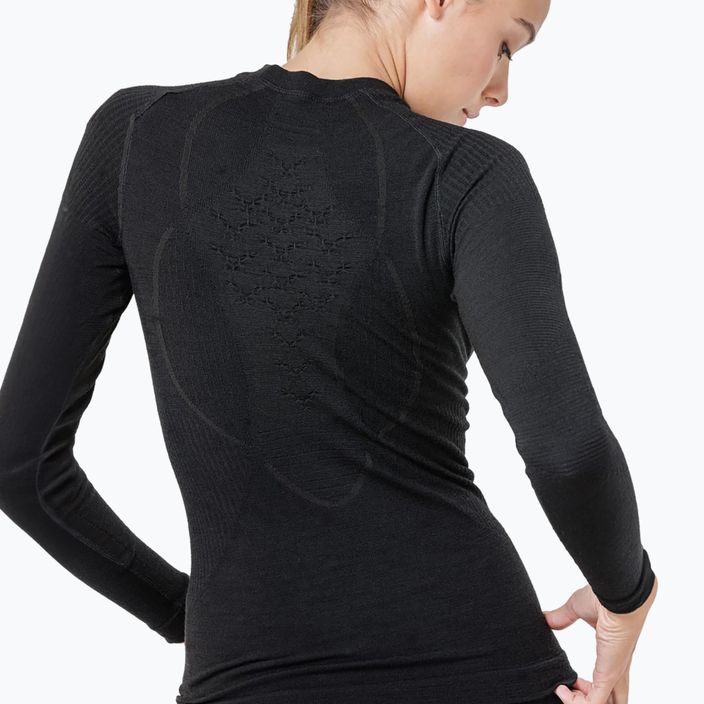 Women's thermal sweatshirt X-Bionic Merino black/black 2