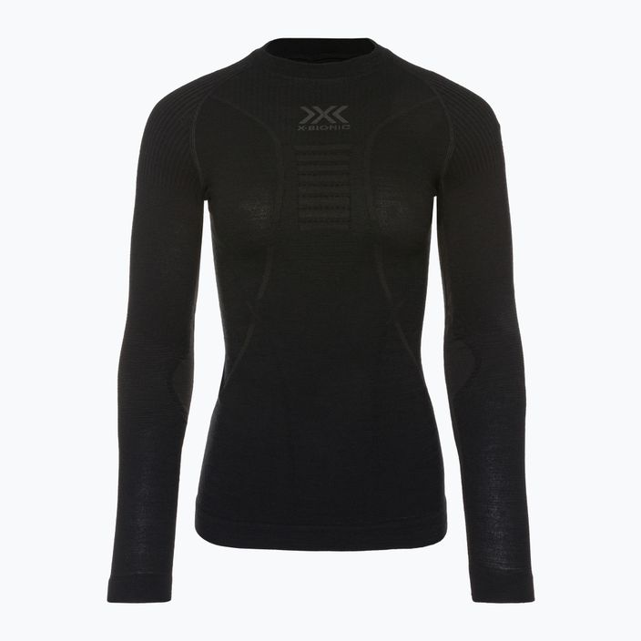 Women's thermoactive sweatshirt X-Bionic Merino black/black 3