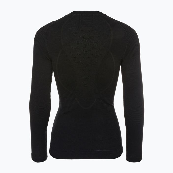 Women's thermal sweatshirt X-Bionic Merino black/black 4