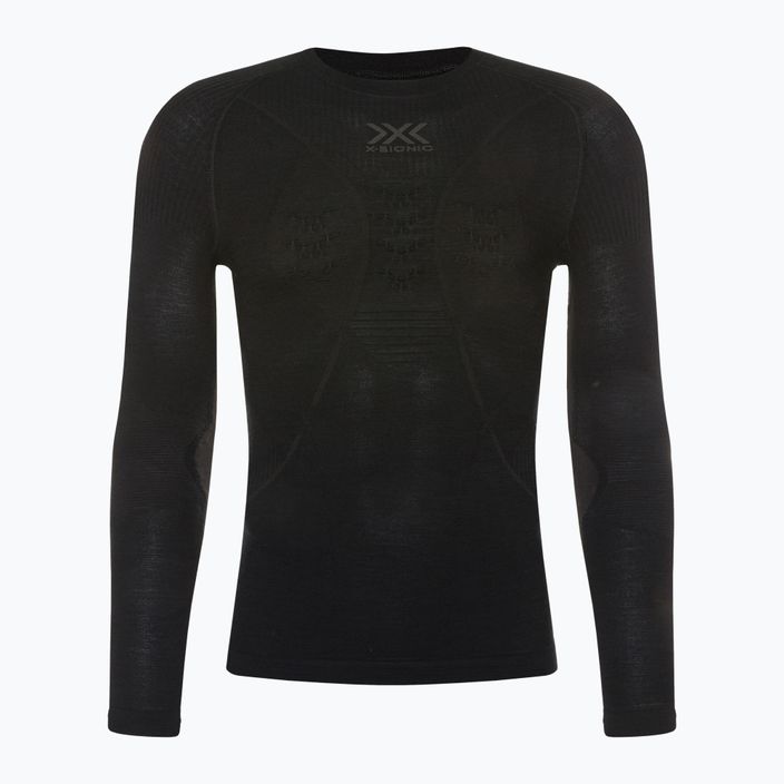 Men's thermoactive sweatshirt X-Bionic Merino black/black 2