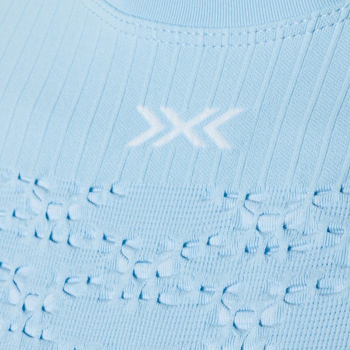Women's thermal sweatshirt X-Bionic Energy Accumulator 4.0 ice blue/arctic white 3