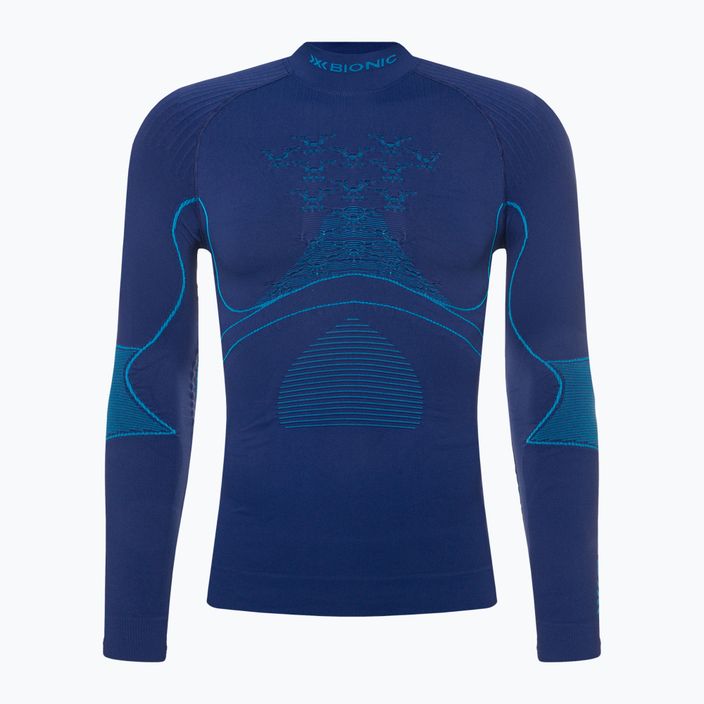 Men's thermal sweatshirt X-Bionic Energy Accumulator 4.0 Turtle Neck navy/blue 4