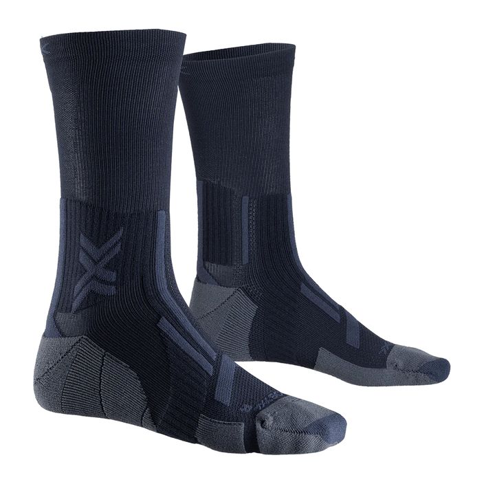 Men's X-Socks Trailrun Perform Crew black/charcoal running socks 2