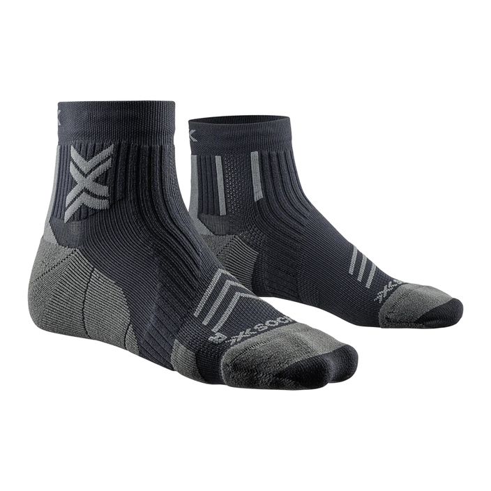 Men's X-Socks Run Expert Ankle running socks black/charcoal 2