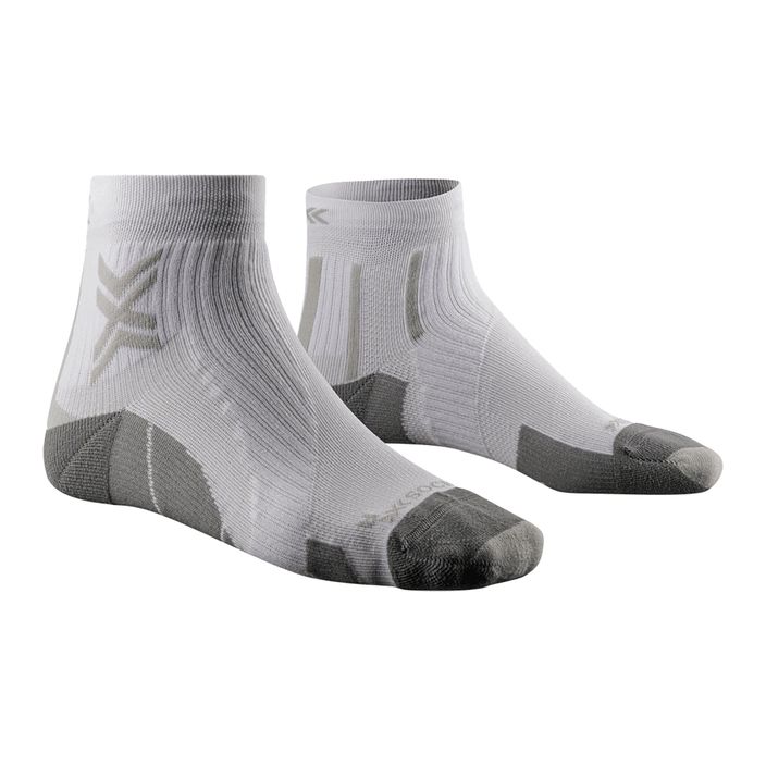 Men's X-Socks Run Perform Ankle running socks arctic white/pearl grey 2