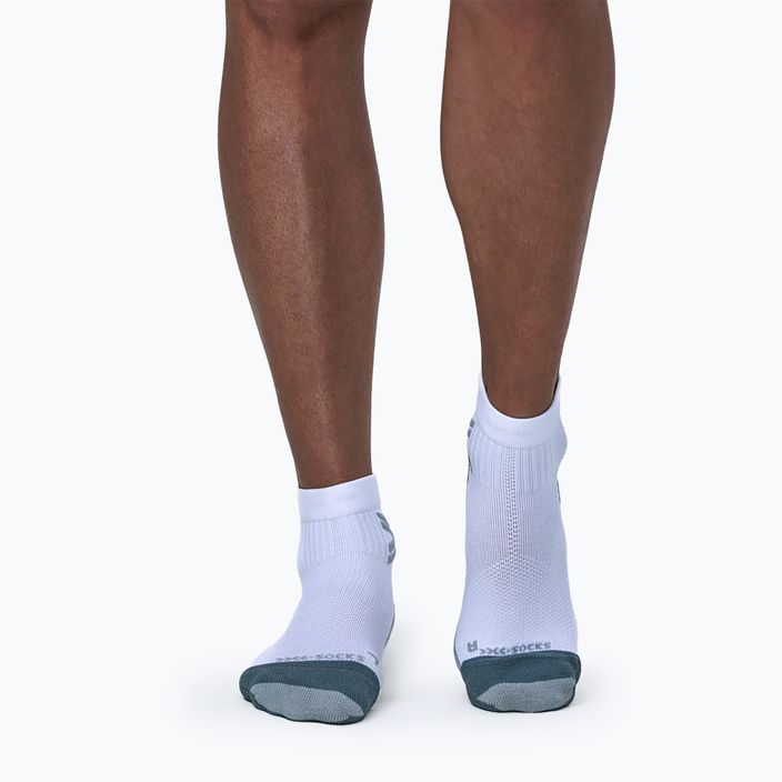 Women's X-Socks Run Discover Ankle running socks arctic white/pearl grey 3