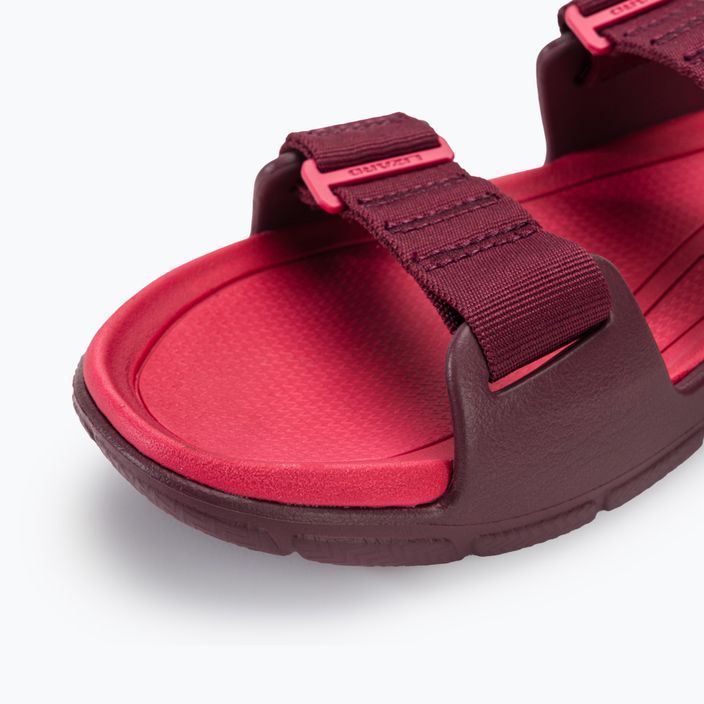 Lizard Way Slide women's flip-flops zinfandel red/virtual pink 7
