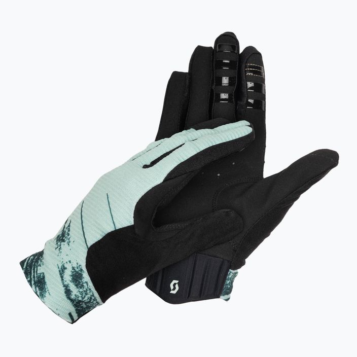 Men's cycling gloves SCOTT Ridance mineral green/aruba green