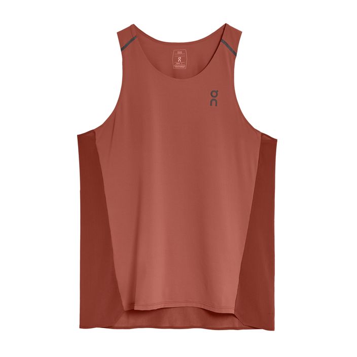 Men's On Running Performance Tank auburn/ruby 2