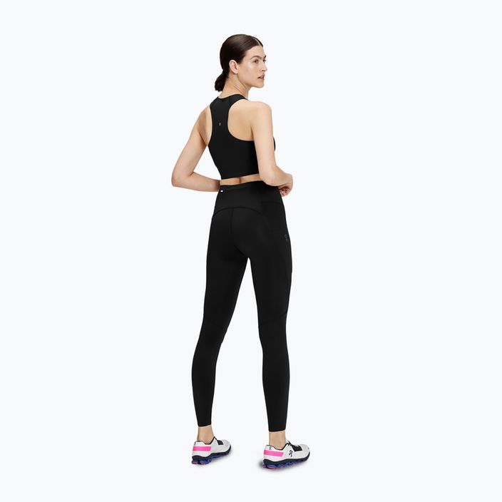 Women's running leggings On Running Performance Tights black 3