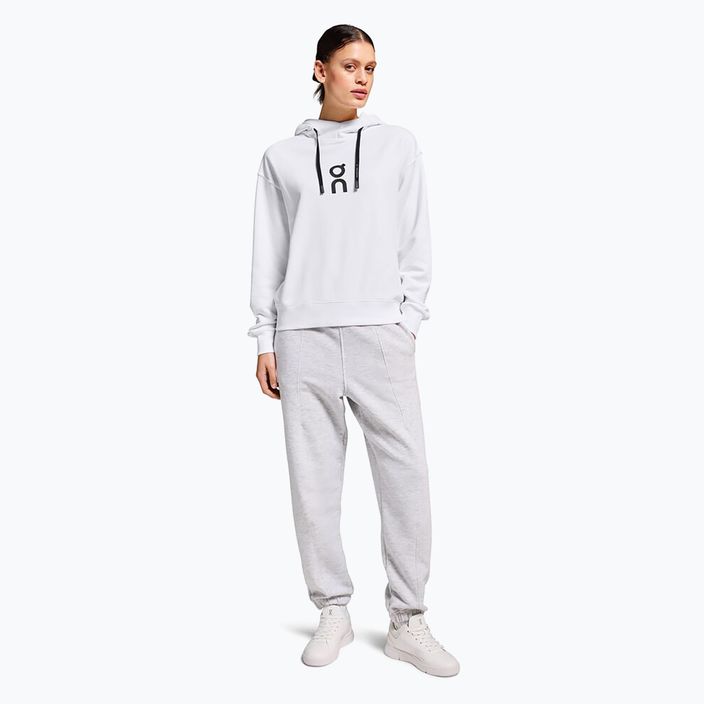 Women's On Running Club Hoodie white 2