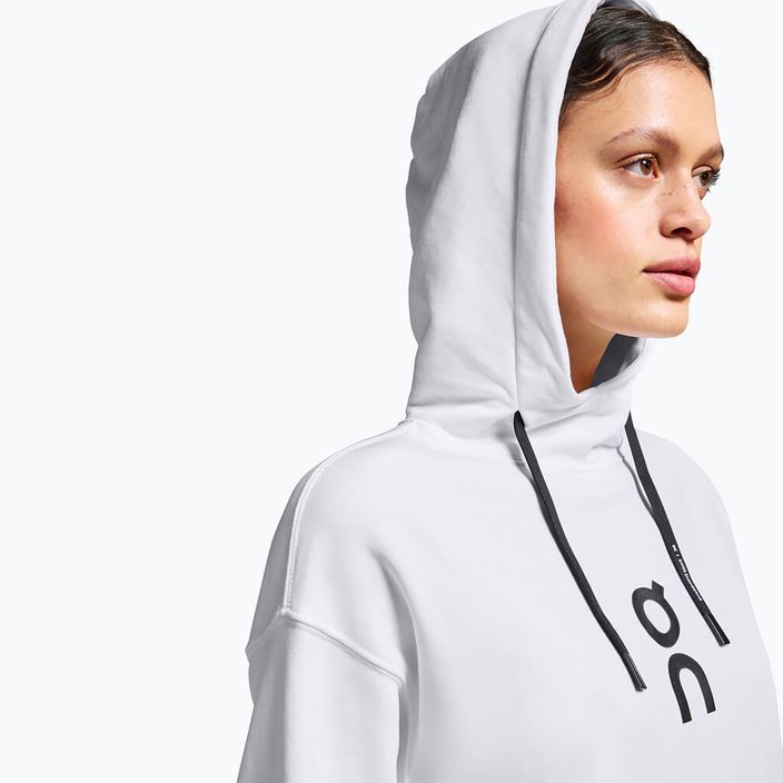 Women's On Running Club Hoodie white 4