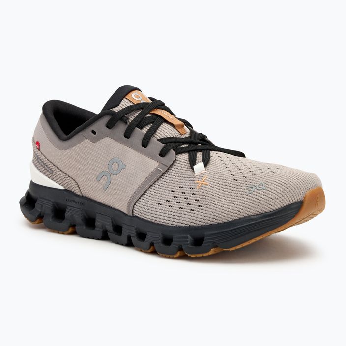 Men's On Running Cloud X 4 fog/black running shoes