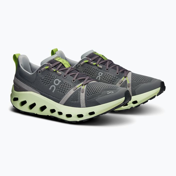 Men's On Running Cloudsurfer Trail iron/lima running shoes