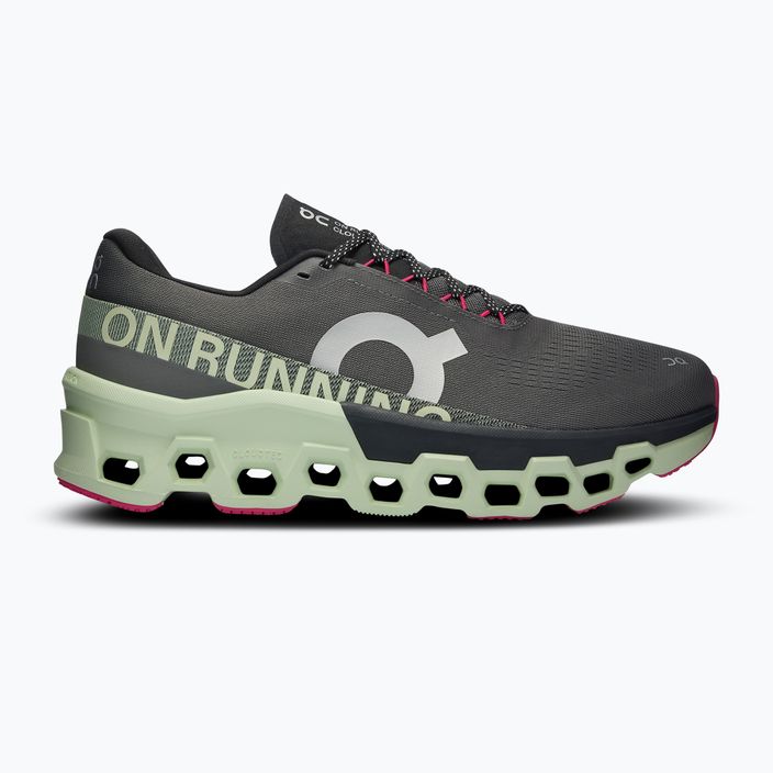 Men's On Running Cloudmonster 2 asphalt/lima running shoes 9