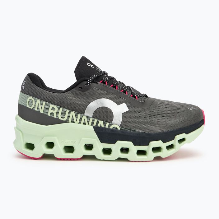 Men's On Running Cloudmonster 2 asphalt/lima running shoes 2