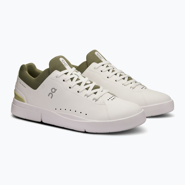 Men's On Running The Roger Advantage white/olive shoes