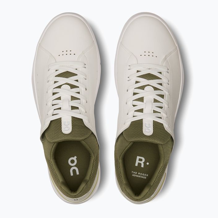 Men's On Running The Roger Advantage white/olive shoes 6