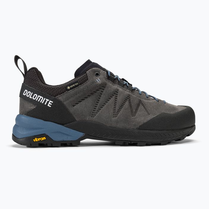 Men's Dolomite Crodarossa Leather GTX iron grey approach shoe 2