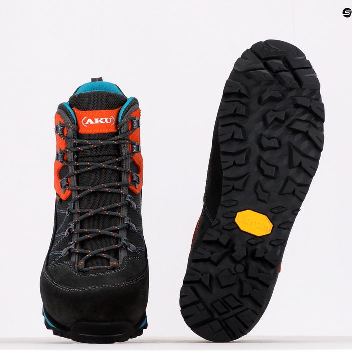 AKU Trekker Lite III GTX grey-orange men's trekking boots 977-466 11