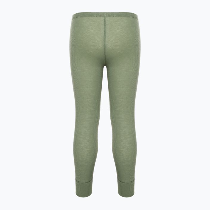 Children's thermal underwear ODLO Active Warm Eco Long steel grey melange/matte green 6