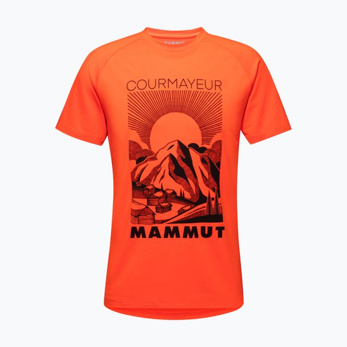 Mammut Mountain men's trekking shirt orange 4