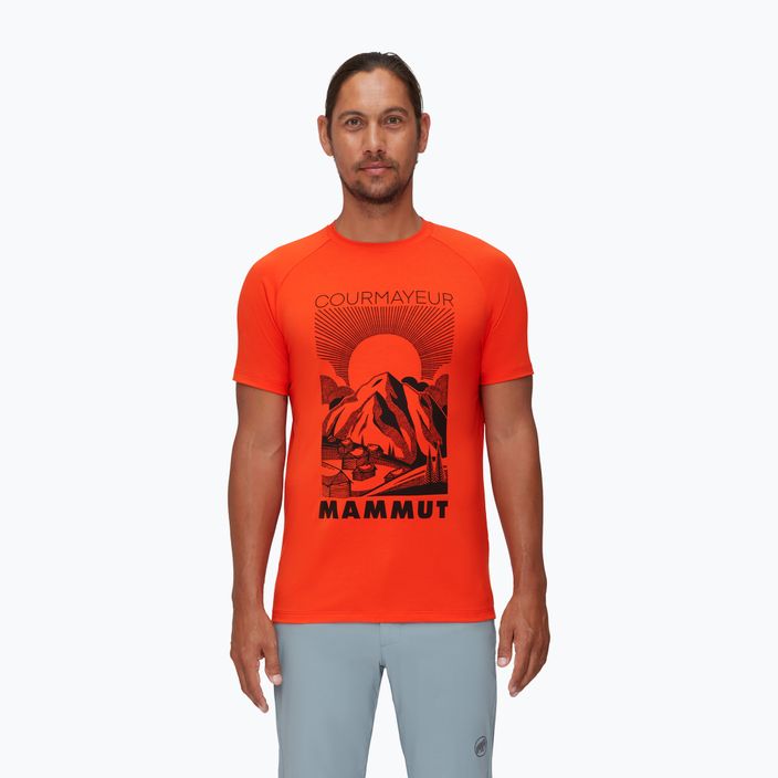Mammut Mountain men's trekking shirt orange