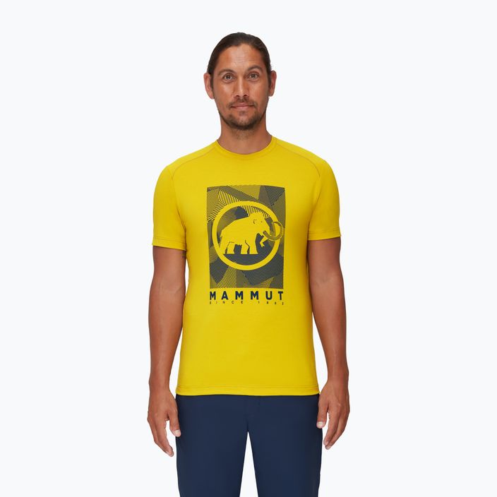 Mammut Trovat yellow men's trekking shirt