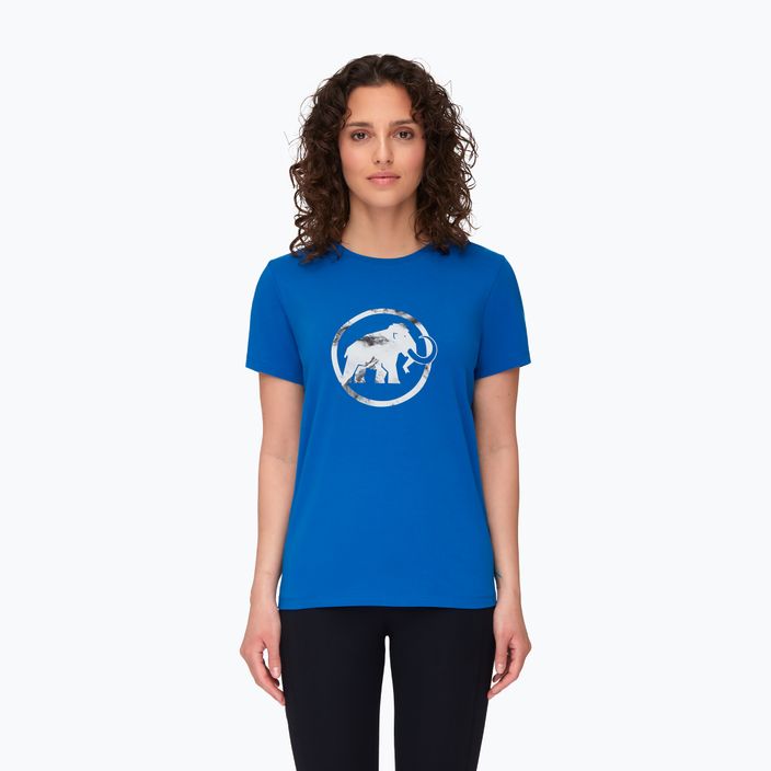 Women's trekking t-shirt Mammut Graphic blue