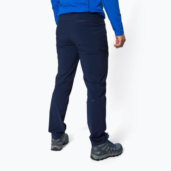 Mammut Runbold men's trekking trousers navy blue 3