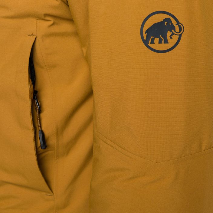 Men's winter jacket Mammut Chamuera HS Thermo yellow 7