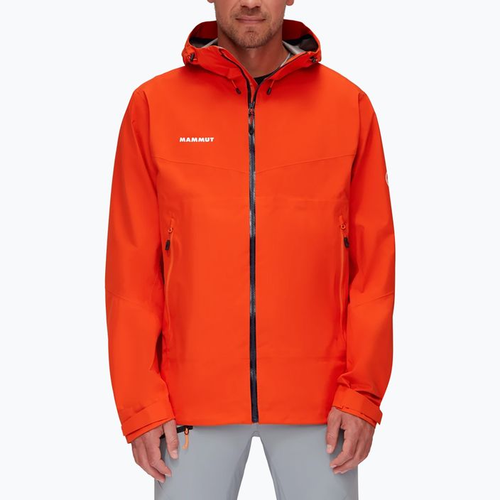 Mammut Convey Tour HS men's hardshell jacket orange 2