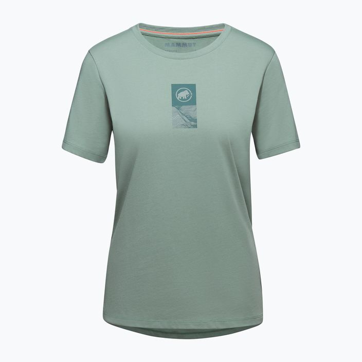 Mammut Core Emblem women's trekking t-shirt green 1017-04082 4