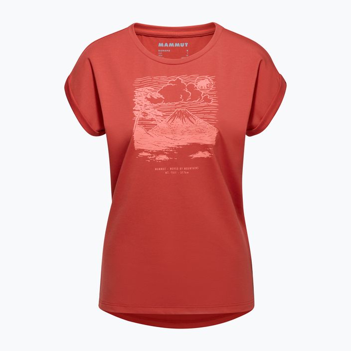 Mammut Mountain Fujiyama women's trekking shirt red 1017-04112 4
