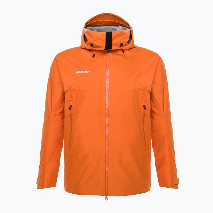 Mammut Crater HS Hooded men's rain jacket orange 1010-27700-2258-114
