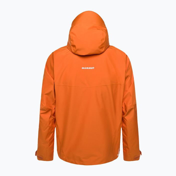 Mammut Crater HS Hooded men's rain jacket orange 1010-27700-2258-114 2