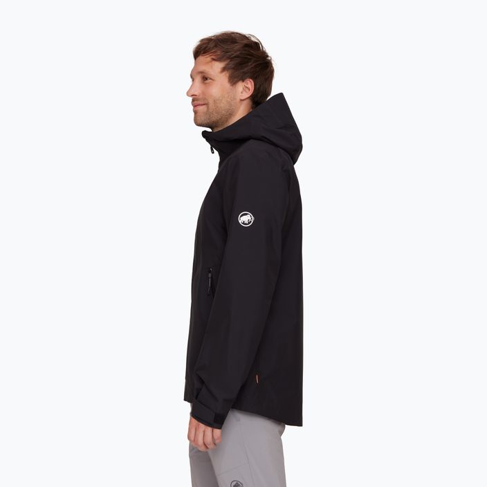 Men's rain jacket Mammut Alto Light HS black 3
